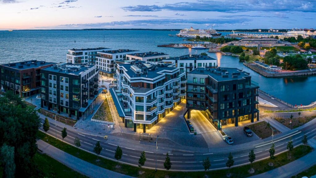 Kalaranna kvartali korterelamute jahutussüsteemide ehitus